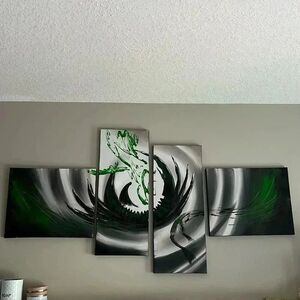 4pc canvas  picture mural